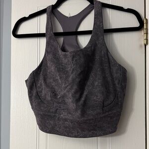 lululemon athletica Charcoal Sports Bra